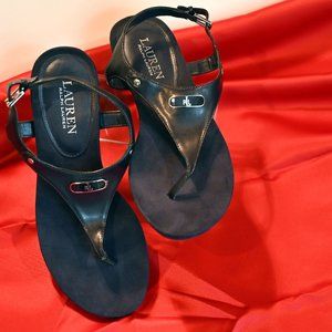 Ralph Lauren Kacy Sandals Navy